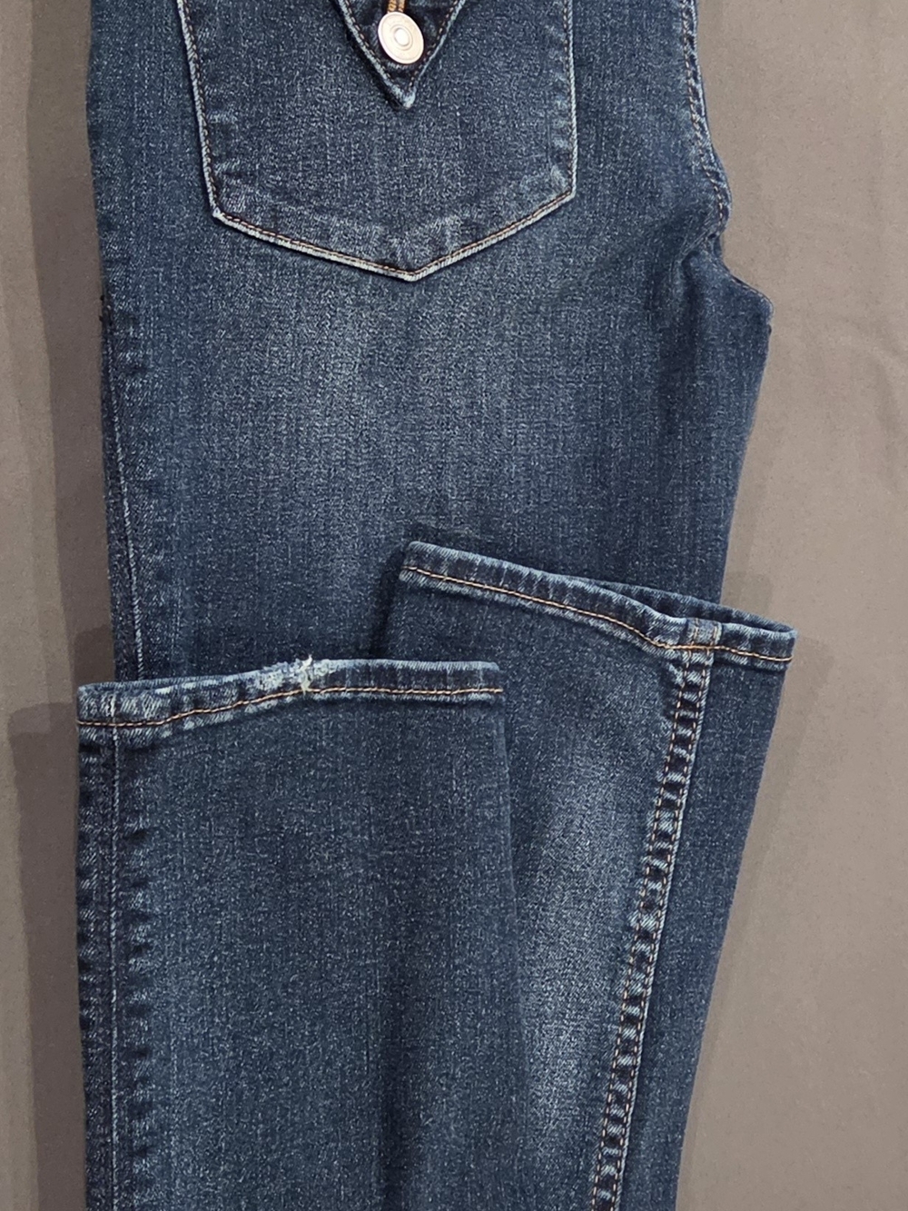 Hudson Collin Flap Skinny Jeans Size 27 Dark Wash Stretch Denim